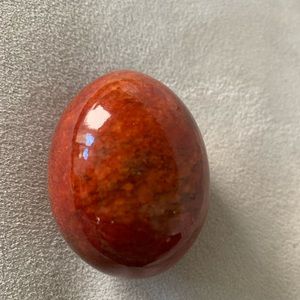 Vintage Italian alabaster egg